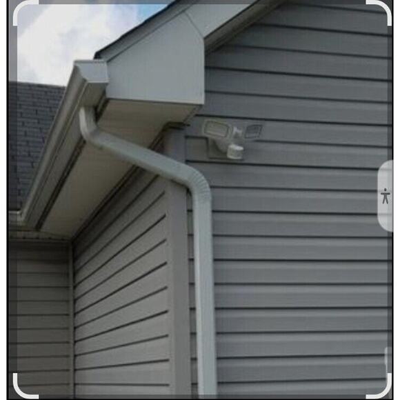 Motion Detection 60 Ft away Flood Light LED WHITE Twin Head Adjusts NEW in Box! - Picture 3 of 16